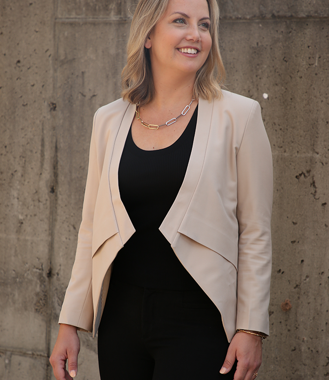 The Chrissy Blazer, All Seasons Cotton