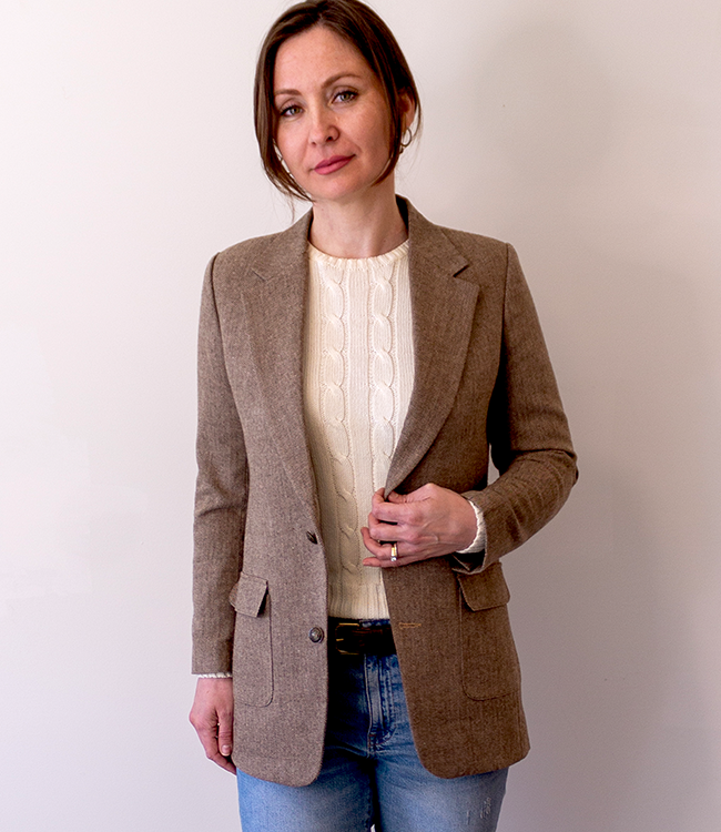 The Emira Blazer, Tweed