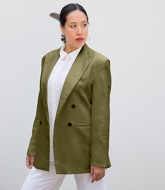 The Phicha Blazer, Linen