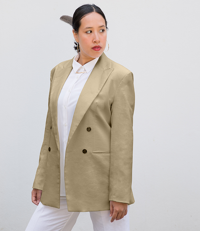 The Phicha Blazer, Linen