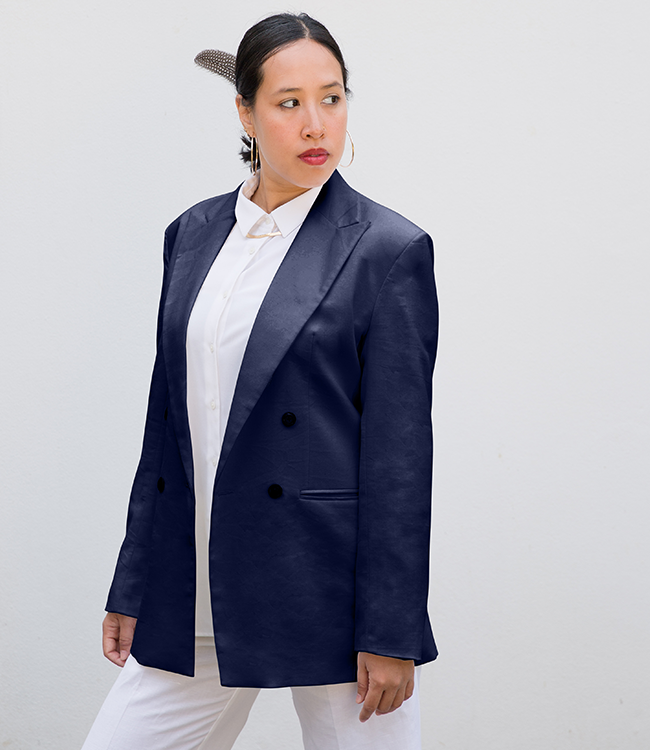 The Phicha Blazer, Linen