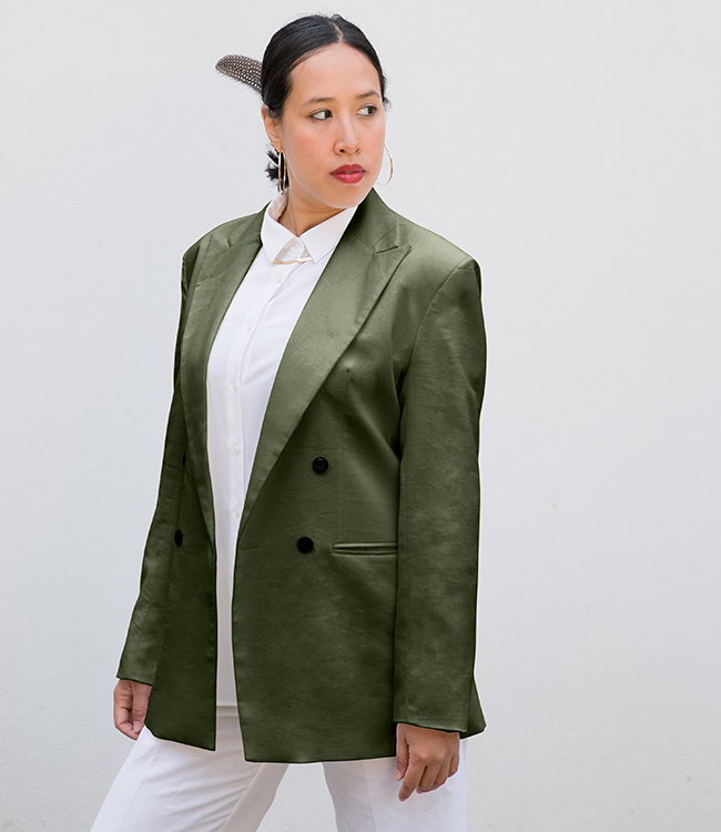The Phicha Blazer, Linen