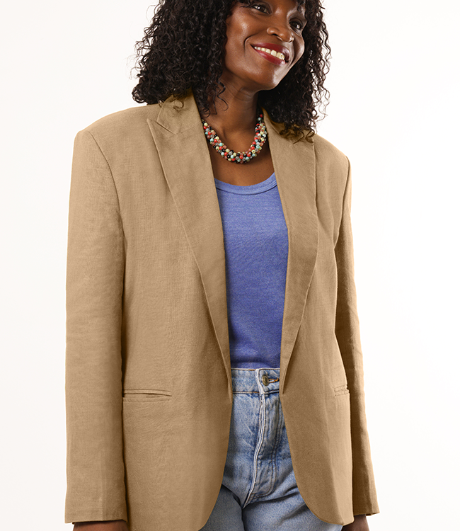 The Alex Blazer, Linen