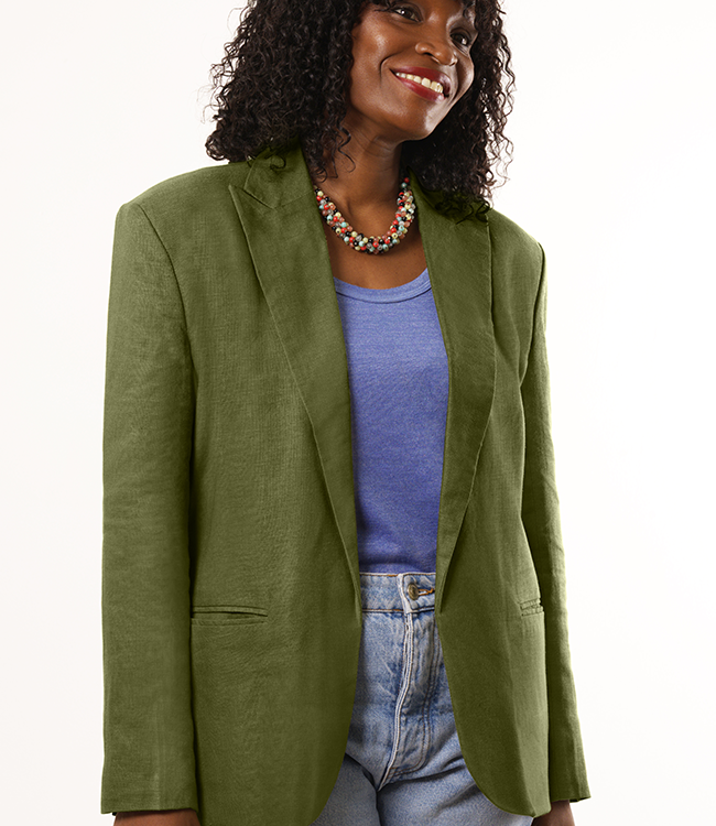 The Alex Blazer, Linen