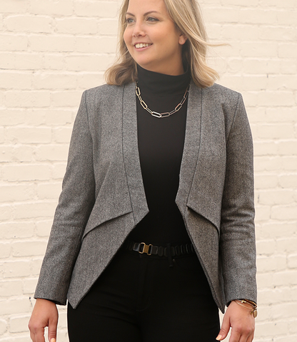 The Chrissy Blazer, Tweed