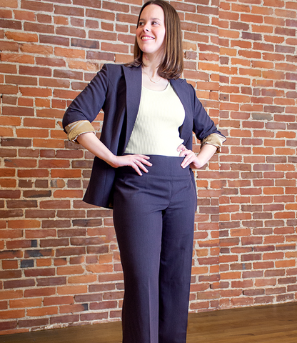 Classic Pant Suit, All Seasons Cotton